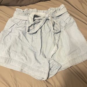 charlotte russe tie shorts